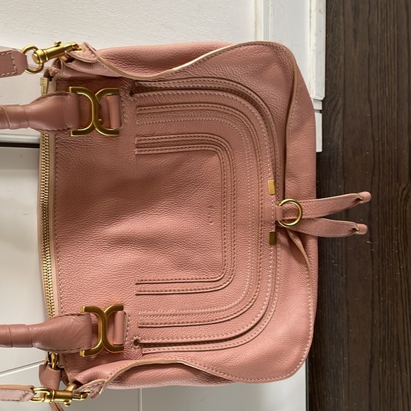 Grained leather Marcie Double Bag. - Picture 5 of 5